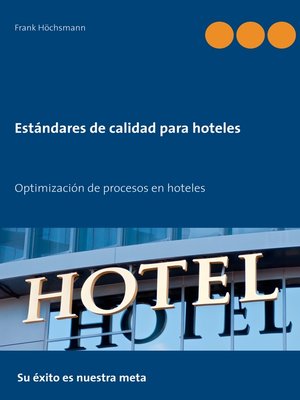 cover image of Estándares de calidad para hoteles